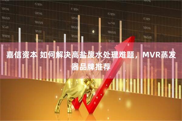 嘉信资本 如何解决高盐废水处理难题，MVR蒸发器品牌推荐